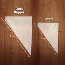 16 Inch Piping Bags Disposable, 50 Pcs Large Pastry Bags, Icing Bags, Cake Decorating Bags, Decorating Bags Large Piping Bags, Frosting Bags - White - View 4