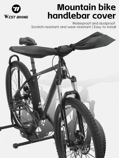  WEST BIKING cykel reptålig vattentät dammtät styrskydd med kardborreband justerbar racercykel MTB styre dammskydd