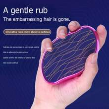 Upgraded Crystal Nano Glass Hair Removal Tool, Manual Hair Removal Tool, Physical Hair Removal Tool, Reusable - Blue - View 6