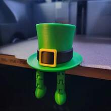 3D打印领结绅士雕像 - 充满想象力的绅士雕像，耐用塑料材质，可摆出各种姿势，可站立/坐姿，室内/室外装饰，无需用电，手工收藏级雕塑 - 彩色 - 查看 3