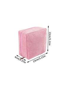 1pc Creative New Fashionable Cute Girl Portable Sanitary Pad Storage Bag, Mini Cartoon Girl Period Hygiene Pad Organizer Bag, Travel Cosmetic Bag, Coin Purse, Toiletry Bag, Multi-Functional Storage Bag, Suitable For Storing Coins, Cosmetics, Lipstick, Sanitary Pads, Tissues And Other Small Items, Ideal For Women On Business Trips, Vacations, Students Back To School, Also Suitable As Gifts For Friends, Valentine's Day - Multicolor - View 9