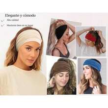 CYPNDiademas Deportivas 6 Piezas Diademas Ejercicio para Mujer Yoga Diadema Elástica Suave Que Absorbe el Sudor Adecuada para Hombres y Mujeres Deportes de CorriendoFashion - 224387685 - Ver 5