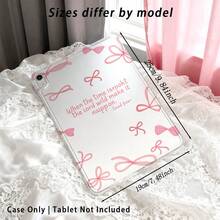 1pc High Transparent Anti-Drop TPU Tablet Case, High-Definition UV Printing, Compatible With IPAD 11 2025, MINI6/7, AIR1/2, Air4/AIR5/Air6/AIR7, 9.7-Inch IPad 2019/2020/2021, 10.2-Inch IPad 10/11, AIR11 (2024/2025), PRO11 (2024), PRO11 (2018-2022), PRO12.9/AIR13 - Multicolor - View 2