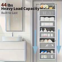 新款多功能门后收纳整理袋，单层/三层/五层可选。这款可折叠衣柜收纳袋是返校季的理想之选，透明窗口设计节省空间，是储藏室、学校、浴室、卧室、厨房、宿舍和房车等场所的完美家居收纳方案。 - 彩色 - 查看 9