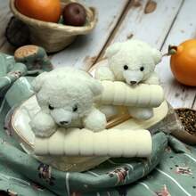 可爱小熊造型门把手套，适用于房间门，防撞防静电柔性布套，可爱小熊造型门把手套，适用于单元门和各种门把手 - 彩色 - 查看 5