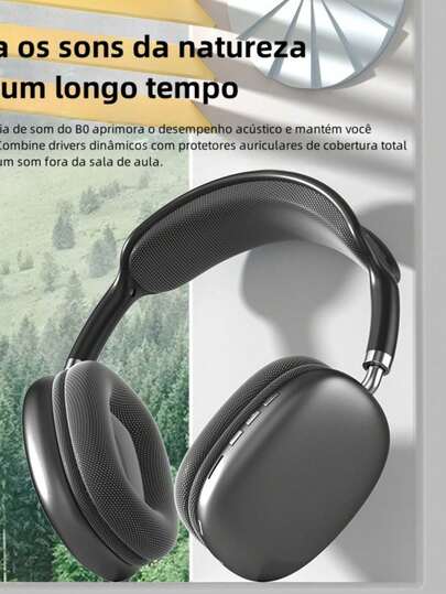 Fone de Ouvido Bluetooth P9 - Design Elegante com Microfone Sem Fio