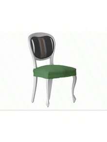AURA DECO - Pack 2-4 Fundas de Silla Elásticas | Protector de Asiento para Comedor, Cocina u Oficina | Fundas Antisuciedad, Suaves y Lavables | Ajuste 40-50 cm | Varios Colores Disponibles | Decoración y Protección Fácil - Verde - Ver 4