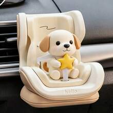 Doll Exclusive Mini Car Safety Seat Ornament, Air Vent Decoration, Cute Doll Vehicle, Healing Car Interior Accessory - Toy Car Seat - View 1