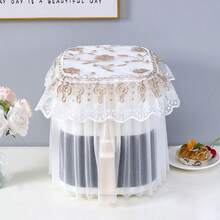 Lace Fabric Multi-Functional Dust Cover For Air Fryer, Rice Cooker, Blender, Kitchen Appliances