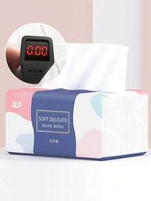 2包卫生纸，420卷大包装面巾纸，5层加厚面巾纸，1整盒卫生纸，纸巾，多用途纸巾 - 彩色 - 查看 4