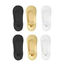 5双新款春夏女士船袜足底筋膜炎鞋垫袜鞋垫，减震鞋底隐形防滑鞋垫