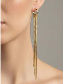 Gold Plated Earrings - Vàng - Xem 2