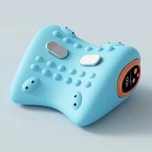 Cervical Massage Pillow, Portable Finger Pressure Neck Extender, Neck And Shoulder Relaxation Pillow With Heating Function, 3 Temperatures And 3 Modes, Suitable For Home, Office And Travel (Blue) - 藍色 - 查看 10