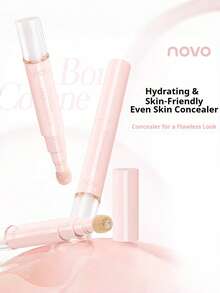 NOVO 遮瑕笔，带高光功能，遮盖黑眼圈、斑点，保湿不卡粉，持久妆效，适合初学者、学生、毕业典礼、派对、生日、日常妆容以及秋冬季妆容。 - 01#奶酪白 - 查看 3
