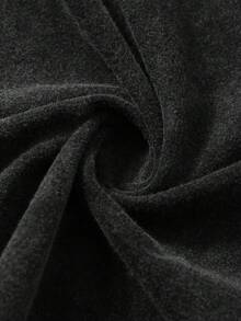 1pc Men's Black Gothic Angel Print T-Shirt, 100% Cotton, Breathable Soft Fabric, Loose Fit, Suitable For Casual Daily And Dark Street Style Outfits - Black - View 6