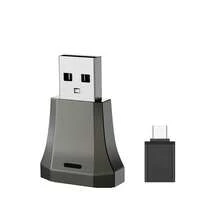 XUDA 2026 Nouveau boîtier intelligent compact et élégant, mini adaptateur sans fil 2-en-1 pour CarPlay et Android Auto, nouveau convertisseur CarPlay, connexion automatique rapide et sans délai, accessoire auto, filaire vers sans fil, compatible avec iPhone et Android, avec port USB/USB-C - A - Voir 14