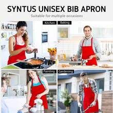 1件无袖围裙 防磨损 厨房烹饪 女性家居用品 多用途 服务员 咖啡店 烧烤 美发师围裙