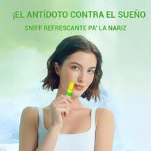 Sniff refrescante nasal componentes de menta/eucalipto/oliva diseño giratorio portátil bola de acero 360° comute/oficina/viaje/estudio refresco instantáneo anti-mosquitos - Bálsamo - Ver 7