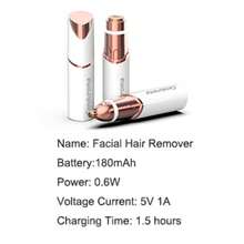 Máy cạo râu và tỉa lông mày 2 trong 1 Conduroma dành cho nữ – Máy cạo râu điện mạ vàng 18K với đèn vòng, thiết kế vòng kép nổi. - Mô hình nâng cấp - Xem 5