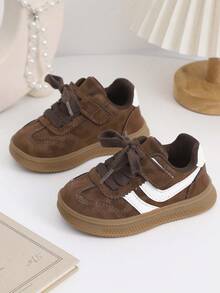 Girls' Casual Sports Shoes, Princess Style Soft Bottom Toddler Shoes, Spring/Autumn - Brown - View 5