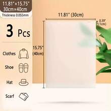 2/3/5/10pcs Travel Storage Bags, Transparent PVC Clothes Organizer Bags, Waterproof Zipper Lingerie Packing Cubes, Transparent Sealed Underwear Storage Boxes, Travel Luggage Bags - White - View 17