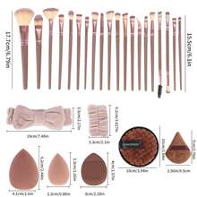 CYPNLumbor37 Brochas de Maquillaje Profesional de Viaje 40 Piezes Brochas para Maquillaje con Esponja Brochas Maquillaje Profesional y Herramientas Cosmetica Ego de Maquillar Ojos Mejillas y Rostro Ideal para RegaloFashion - 224176396 - Ver 3