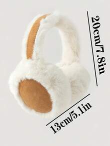 1 件女士百搭拼色可爱清新时尚耳罩秋季服装 - 彩色 - 查看 12