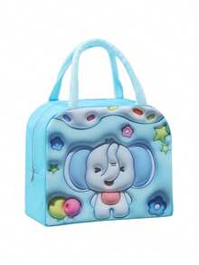 Cartoon Lunch Box Bag, Handheld Lunch Bag, Insulated Lunch Box, Elementary Student Lunch Bag, Office Worker Lunch Bag - Multicolor - View 16