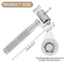40 mm de Wallpaper Seam Roller Tool de acero inoxidable Herramienta de Placa de Rodillo de Mano DIY Rodillo de Costura de Borde de Papelde - como en la foto - Ver 5
