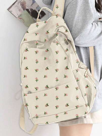 School Bag Lightweight Casual Daypack College Laptop Backpack For Men Women Water Resistant Travel Rucksack For High School Middle Bookbag For Girls Nylon Backpack Large Capacity Laptop Bag With Adjustable Strap For Work Travel