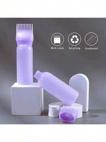 Bouteille applicatrice d'huile pour salon de coiffure, brosse professionnelle pour teinture capillaire, fournitures pour teinture capillaire de salon, pinces à cheveux, accessoires pour cheveux - Multicolore - Voir 10