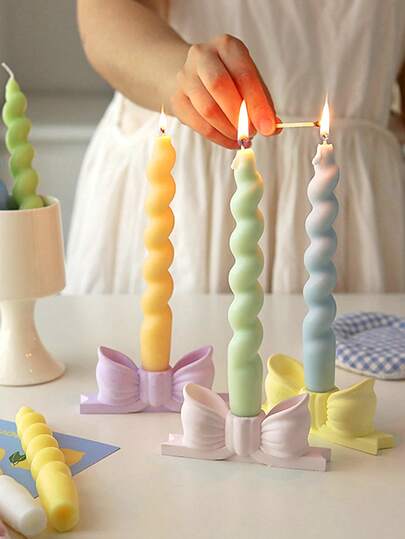 Bougies parfumées en forme de spirale, coffret de diffuseur de parfum sur bâtonnet, sans fumée, création d'ambiance, parfum créatif, convient pour la décoration de la maison, l'anniversaire, la Saint-Valentin, Pâques, le Nouvel An, la décoration de fête et de mariage, cadeau pour demoiselle d'honneur, bougies, cadeau d'anniversaire, diffuseur de parfum, articles d'intérieur, cadeau de la Saint-Valentin, accessoires de fête