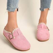 New Autumn Large Size Women's Shoes Soft Sole Single Shoes Versatile Flat Lace-Up Casual Sneaker Szapatos De Mujer Elegante - 粉色 - 查看 3
