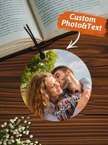 1 pezzo Ciondolo personalizzato per auto con foto, accessori per auto con foto personalizzata, ornamento per auto con foto di famiglia personalizzata, accessori per decorazione auto con foto personalizzata, accessori per decorazione interna auto, regalo foto per specchietto retrovisore, regalo di compleanno, regalo di anniversario, regalo per coppia, regalo foto di famiglia, regalo per fidanzato/lui/marito/papà, regalo per fidanzata/lei/moglie/mamma - Stile 2 - Visualizzare 12