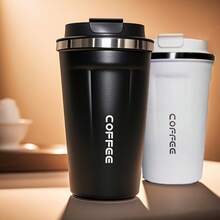 1pc 380ml/510ml Double Wall Stainless Steel Vacuum Insulated Tumbler With Non-Slip Sleeve, Suitable For Car, Travel, Back To School, Valentine's Day Gift - Multicolor - View 9