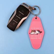 1个青蛙、鸭子、鹅动物塑料印花钥匙扣，可爱吊坠装饰品 - 彩色 - 查看 5