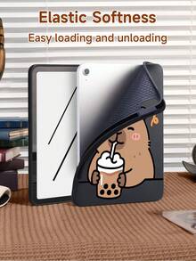 这款水豚卡通图案保护套内置笔槽，兼容 iPad 第十代、iPad Air 4/5（10.9 英寸）、Kindle（第十一代，2022 年发布）、Kindle（第十一代至 2024 年发布）（6 英寸）。保护套四角防震，单手即可轻松握持。 - 彩色 - 查看 6