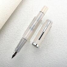 金豪58D透明亚克力旋转笔帽钢笔，学生书写笔 - 58D - 查看 10