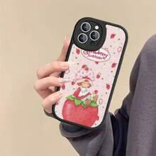 S-Strawberry Cartoon S-Shortcake Girl Leather Phone Case For 16 15 14 Plus 13 12 11 Pro Max Case. Holiday Phone Accessories. Minimalist New Style Holiday Gift Case Exquisite 17 Pro Case Valentine's Day Ldeal Holiday Present 13 Case Holiday Limited Edition Waterproof Anti-Fall Scratch Resistant Holiday Special Offer 17 Pro Max Case Valentine's Day Gift Giving Add A Festive Touch Clear Phone Case 16 Case - z5 - Xem 3