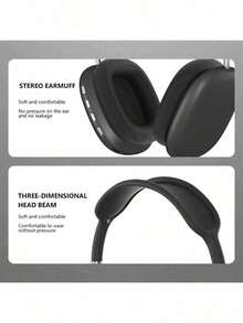 P9 TWS Bluetooth Stereo Earphones, Long Battery Life, Fast Charging - Macaroon - Immediate Shipping - Black - View 6