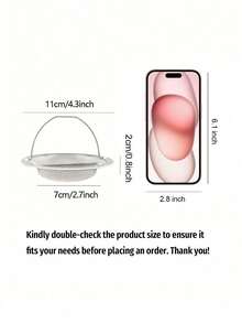 1个/5个复古青铜/黄铜水槽溢水盖装饰帽，6英寸圆形嵌件替换孔盖，镀铬浴室水槽龙头配件 - 浴缸排水口、浴室水槽、台面、杂物间 - 彩色 - 查看 6