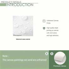 1幅生命之树无框帆布墙画 - 灵性瑜伽与积极思考装饰画，水彩和水粉画，金色点缀，带框励志海报，适用于家庭办公室、冥想室、瑜伽馆、瑜伽中心，纹理帆布，禅意家居装饰 - 彩色 - 查看 8