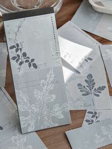 MOCARD 30张/包 复古美学剪贴簿纸，无粘性DIY装饰材料纸，节日礼物，手工拼贴用品，个性化剪贴簿规划创意学校文具 - 灰色 - 查看 7