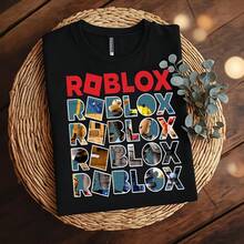 Roblx Gamer Shirt, Youth Video Game T-Shirt, Kids Gaming Shirt, Cute Boys And Girls Game Birthday T-Shirt, Roblx Fan Shirt, Game Lover Shirt - 款式13 - 查看 1