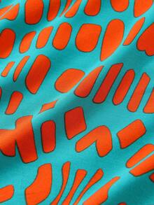 Đầm maxi Kaftan cổ chữ V in họa tiết cổ điển dành cho nữ, thân thiện với da, tay ngắn, kiểu dáng rộng rãi, xẻ tà bên hông, cỡ lớn, phong cách Bohemian, thích hợp mặc ở nhà hoặc nghỉ dưỡng. - Nhiều màu - Xem 6