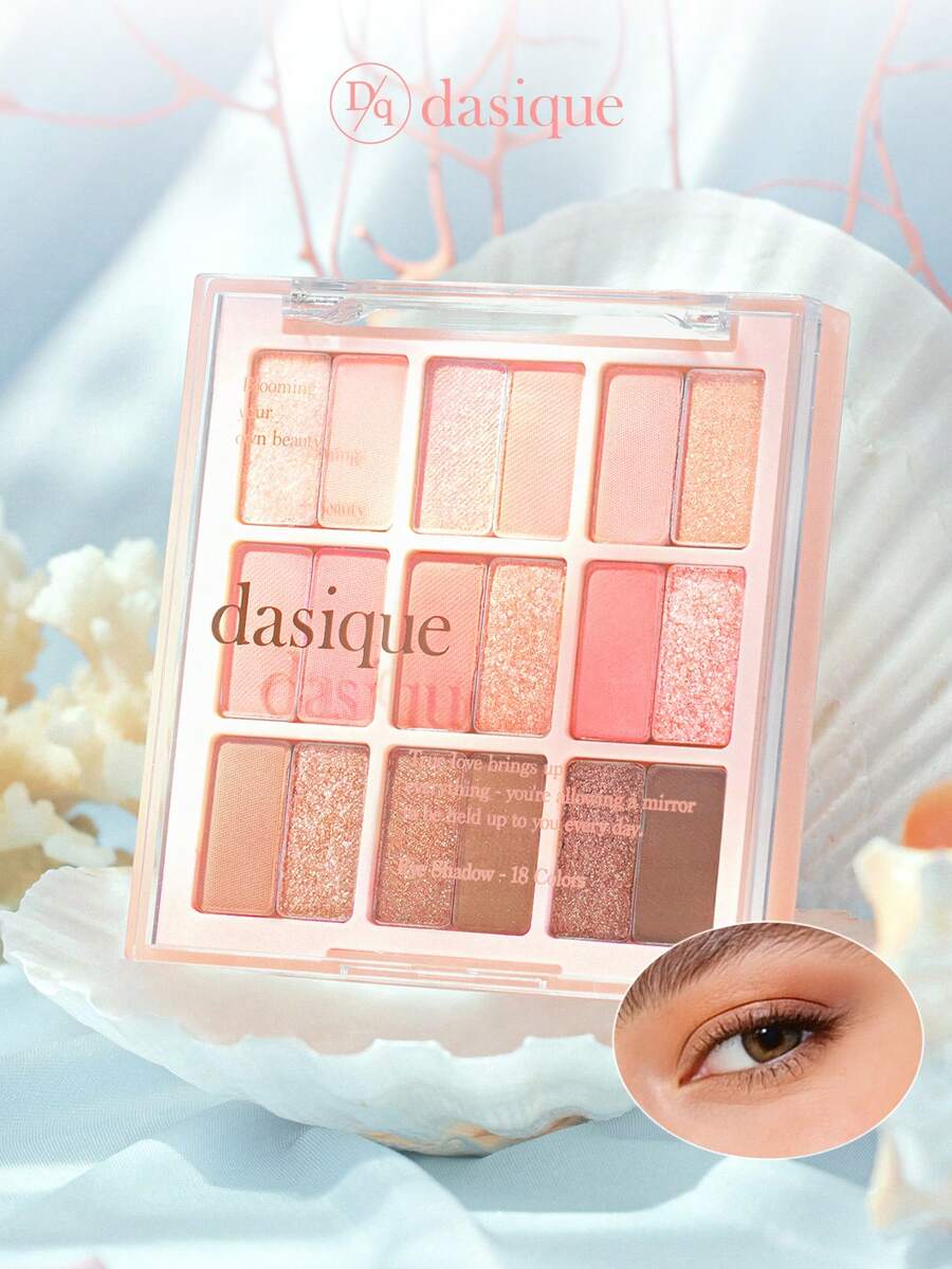 Dasique Eyeshadow Palette, High Pigmentation, Long-Lasting, Easy To Apply, Smooth, Vegan, No Animal Testing, Charming Rose Color Tones, Fashion Cosmetics, Suitable For Christmas, Back To School, Wedding, Bride, Summer, Valentine's Day, Vacation - #23 San hô mùa hè - Xem 1