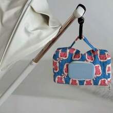 1pc Cute Bear Shaped Wet Wipe Pouch, Vibrant Color, Portable For Outdoor Use, Can Hold Wet Wipes Or Tissue - Blue - View 6