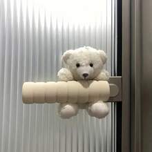 可爱小熊造型门把手套，适用于房间门，防撞防静电柔性布套，可爱小熊造型门把手套，适用于单元门和各种门把手 - 彩色 - 查看 12