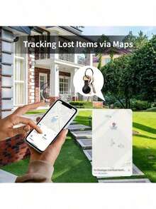 1 buah Pelacak GPS Pintar Anti-Hilang - Bersertifikasi MFi, Pelacakan Waktu Nyata, Tidak Perlu Instalasi, Cocok untuk Hewan Peliharaan, Tas, Koper, Sepeda, Mobil, Kompatibel dengan Aplikasi "Temukan Saya", Anti-Hilang Tanpa Khawatir - Hitam - View 4
