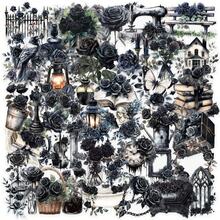 50pcs/Pack Flower PET Sticker DIY Hand Account Waterproof Stickers For Water Bottle, Computer, Notebook, Luggage, Phone Case, Laptop Bike Skateboard - Multicolor - View 20